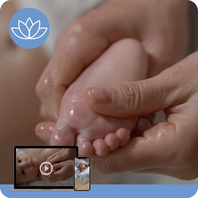 Shantala massaggio ayurvedico neonato